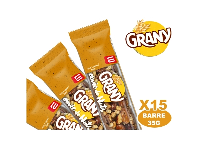 GRANY NUT'S, AMANDES ET CACAHUETES 35g (BTE 15)