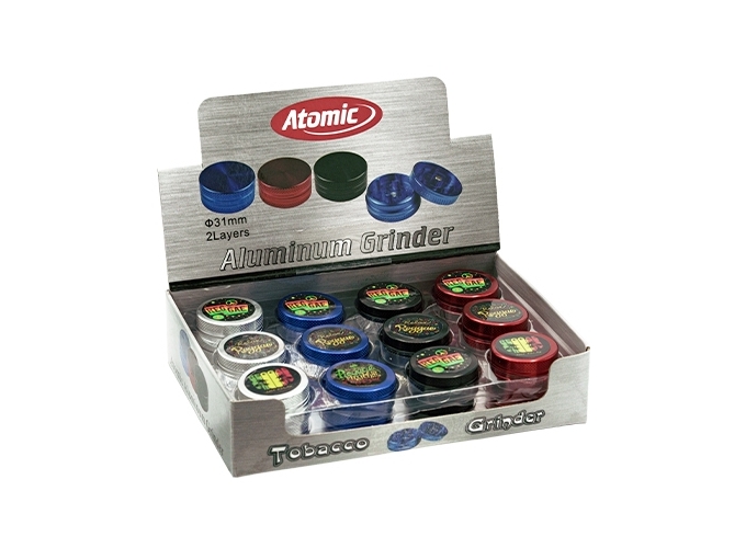 GRINDER ALU 30MM 2 NIV. RASTA ASS. (PRES. 24)