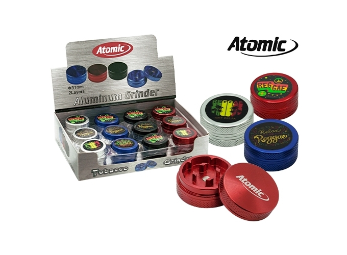 GRINDER ALU 30MM 2 NIV. RASTA ASS. (PRES. 24)