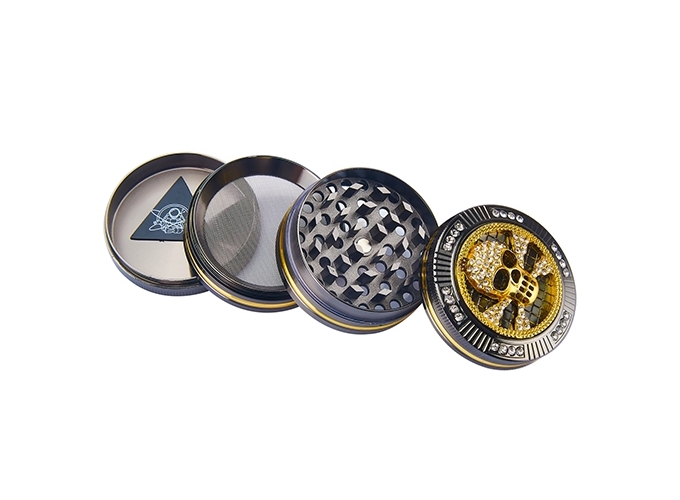 GRINDER CHAMP BLING BLING SKULL 50mm