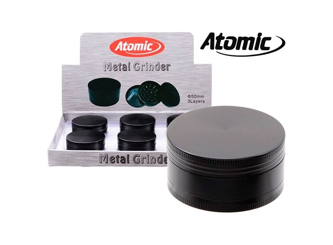 GRINDER METAL NOIR 50MM 3 NIV. (BTE.6)