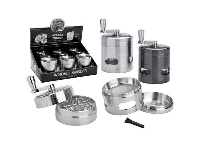 GRINDER MOULINER METAL 4 ETAGES 'LUXE' 53mm (6)