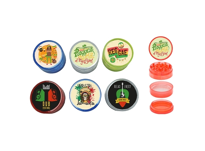GRINDER PLAST. REGGAE 50MM 4 NIV. (BTE.12)