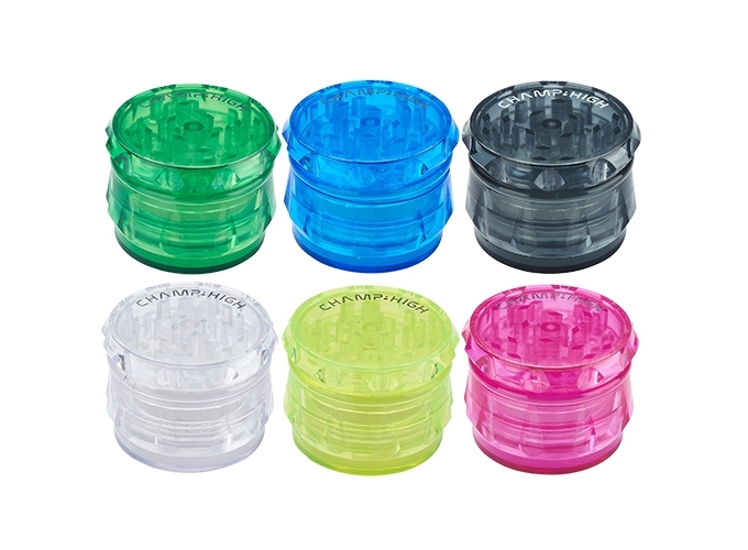 GRINDER PLAST. TRANSP 63MM 4 PLATEAUX  (PRES.12)