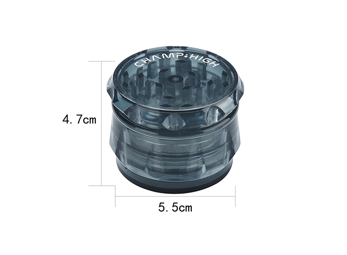GRINDER PLAST. TRANSP 63MM 4 PLATEAUX  (PRES.12)