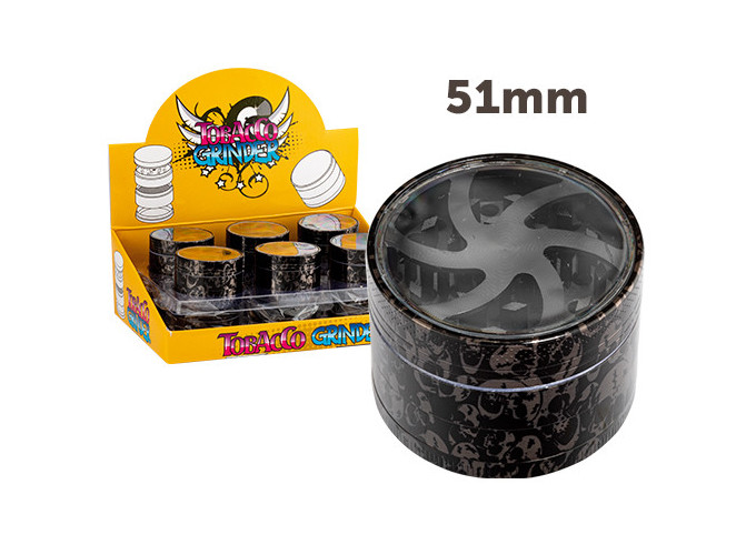 GRINDER SKULL SPIRAL 51 MM 4 ETAGES (12)
