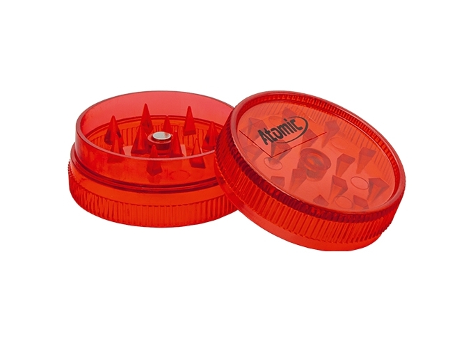 GRINDER TRANSP .RUBBER FROSTY 30MM 2 NIV. (BTE.1