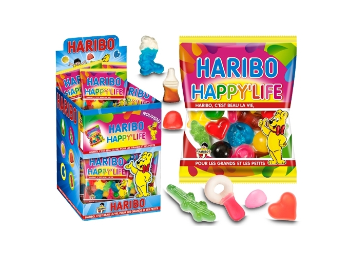 HARIBO BTE 30 MINI SACHET 40g HAPPY LIFE  (1)