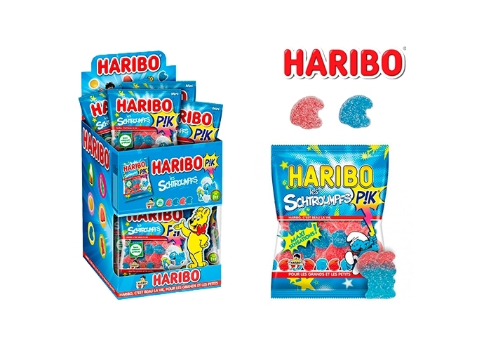 HARIBO BTE 30 MINI SACHET SCHTROUMPF PIK (1)