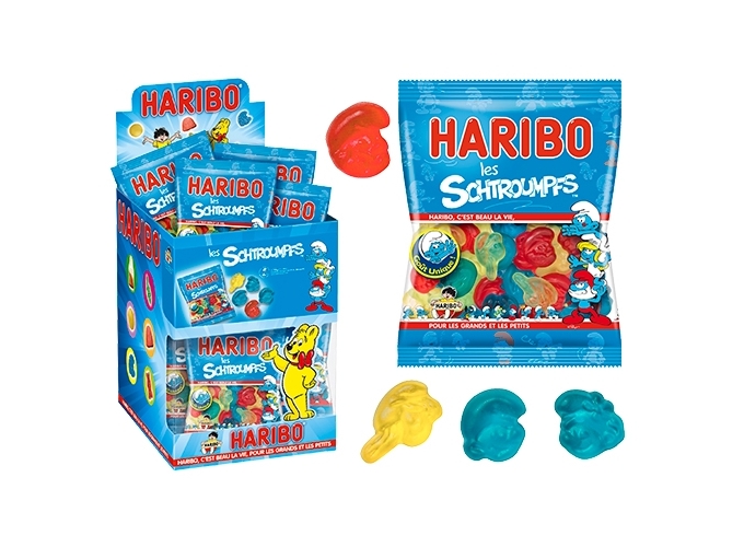 HARIBO BTE 30 MINI SACHET SCHTROUMPFS (1)