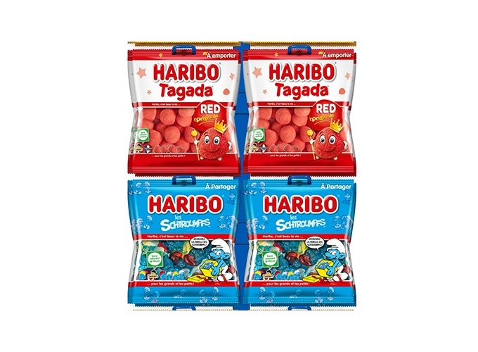 HARIBO PR. 16 BROCHES 8 CART. SACHETS 100 120G