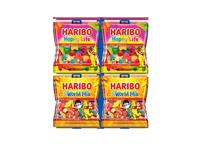 HARIBO PR. 16 BROCHES 8 CART. SACHETS 100 120G