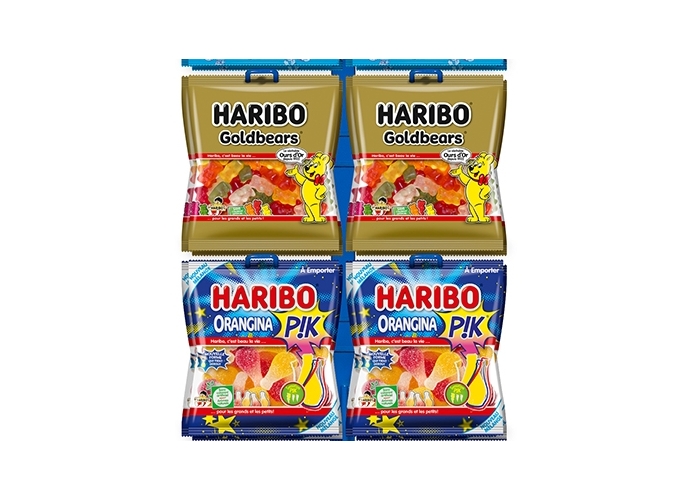 HARIBO PR. 16 BROCHES 8 CART. SACHETS 100 120G