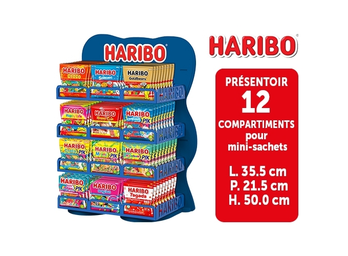 HARIBO PRES. 12 PANIERS 12 BTES MINI SACHETS (1)