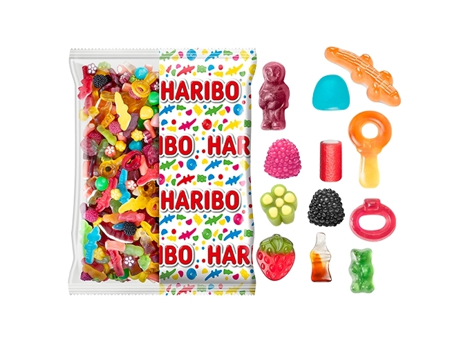 HARIBO SACHET VRAC 2.0Kg  WORLD MIX  (1)