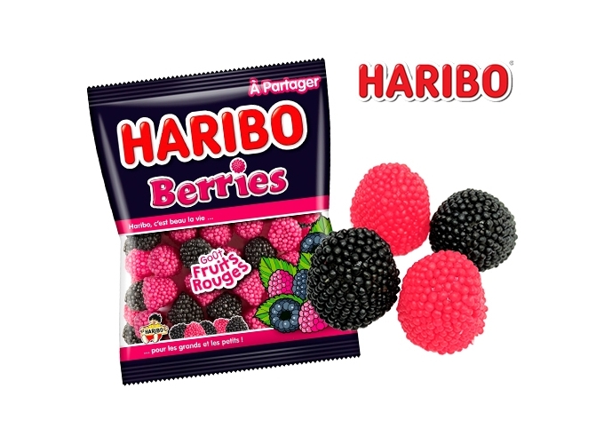 HARIBO SACHETS 100g BERRIES  (BTE.30)