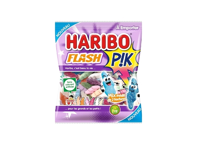HARIBO SACHETS 100g FLASH PIK (BTE.30)