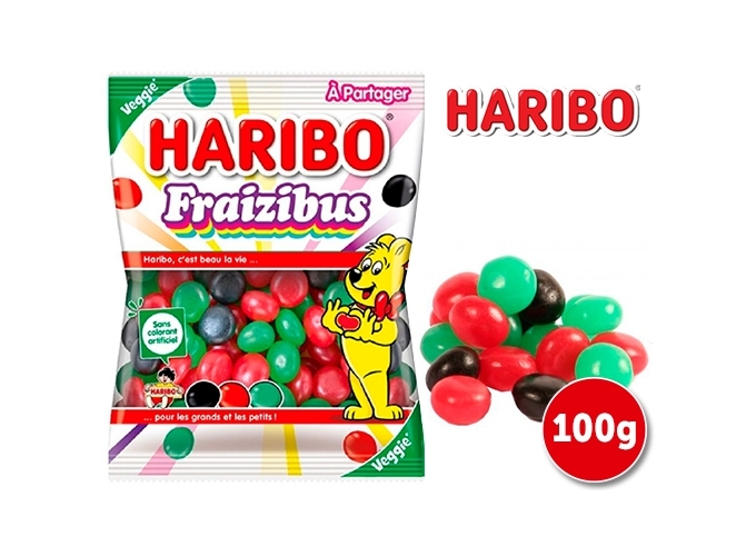 HARIBO SACHETS 100g FRAIZIBUS (BTE.30)