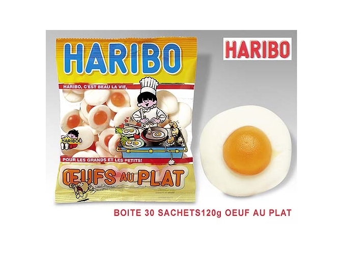 HARIBO SACHETS 120g OEUFS AU PLAT (BTE.30)