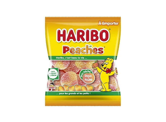 HARIBO SACHETS 120g PEACHES  (BTE.30)