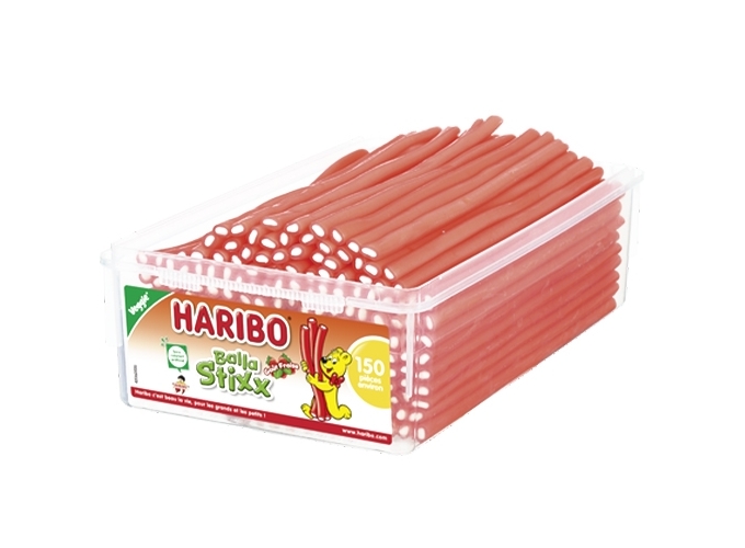 HARIBO TUBO 150 BALLA STIXX FRAISE (1)