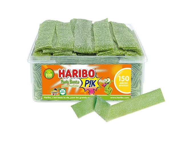 HARIBO TUBO 150 PASTA BASTA POMME PIK  (1)