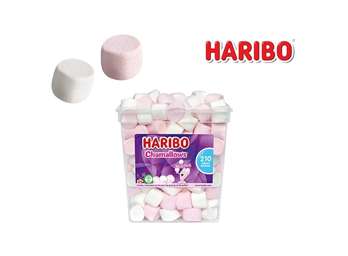 HARIBO TUBO 210 pcs CHAMALLOWS  ' ORIGINAL ' (1)