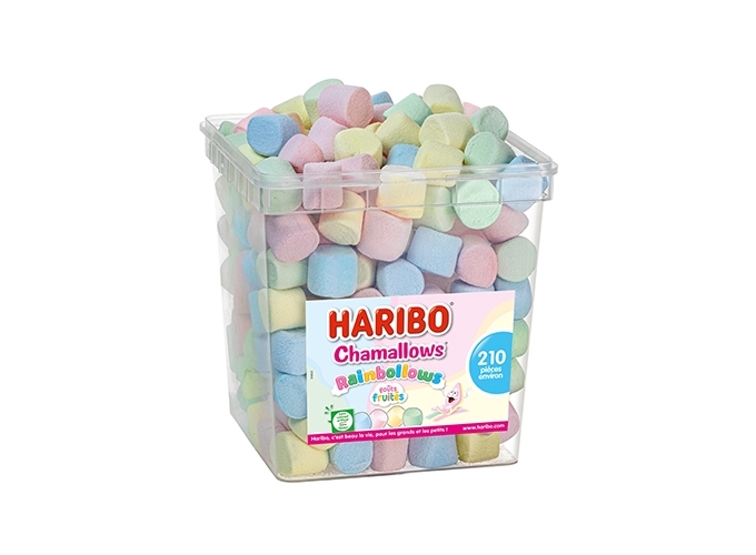 HARIBO TUBO  210 pcs CHAMALLOWS 'RAINBOLLOWS' (1)