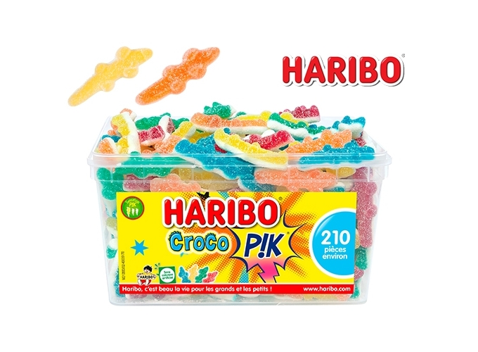 HARIBO TUBO  210 pcs  CROCO PIK (1)