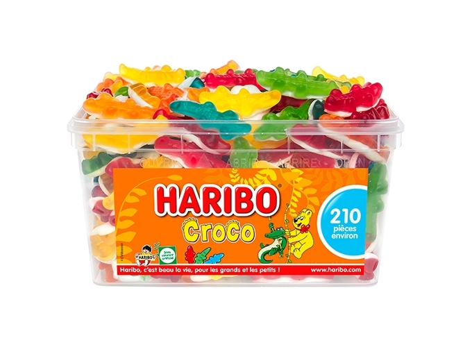 HARIBO TUBO  210 pcs  CROCODILES (1)