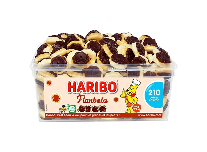 HARIBO TUBO  210 pcs  FLANBOTTI CARAMEL (1)