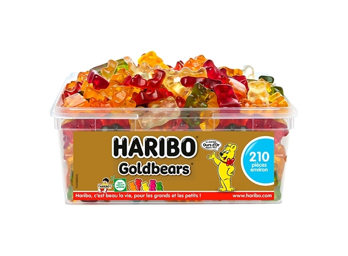 HARIBO TUBO  210 pcs  GOLDBEARS (1)