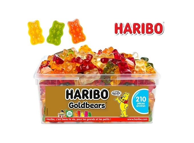 HARIBO TUBO  210 pcs  GOLDBEARS (1)