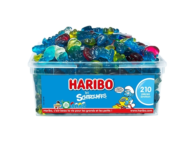 HARIBO TUBO  210 pcs  SCHTROUMPFS (1)