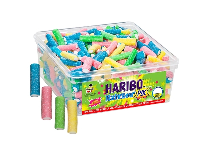HARIBO TUBO  250  ' RAINBOW PIK '  (1)