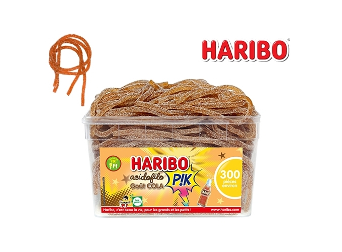HARIBO TUBO  300 pcs  ' ACIDOFILO COLA ' (1)