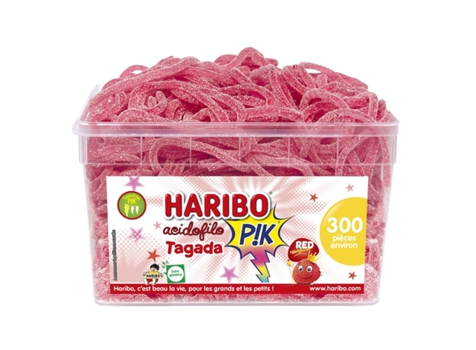 HARIBO TUBO  300 pcs  ' ACIDOFILO TAGADA PIK ' (1)