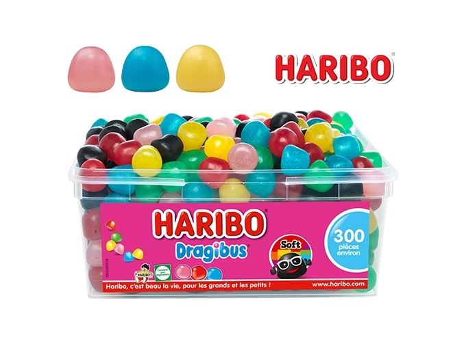 HARIBO TUBO  300 pcs  ' DRAGIBUS SOFT ' (1)