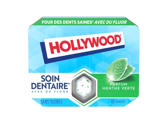 HOLLYWOOD BTE 12 MENTHE VERTE SOIN DENTAIRE (1)