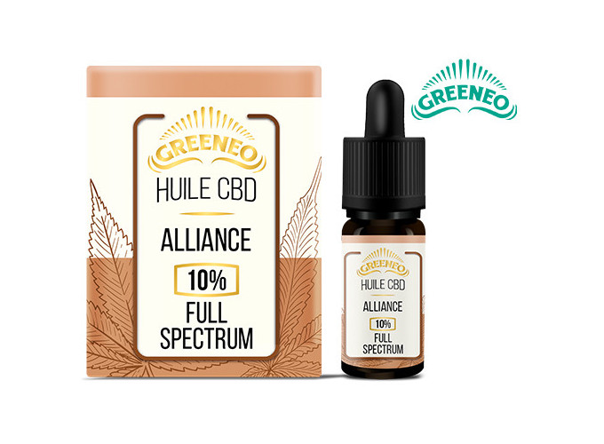 HUILE FULL SPECTRUM ALLIANCE CBD 10%  FLACON 10ml