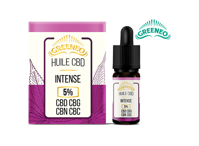 HUILE INTENSE CBD CBN CBG ET CBC 5% 10ml (6)