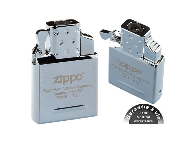 INSERT ZIPPO GAZ 1 FEU FLAMME BLEUE    (1)