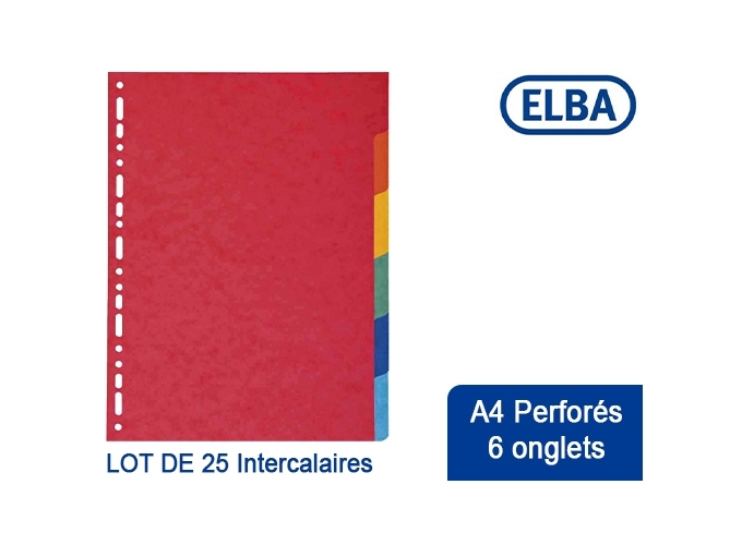 INTERCAL. A4 POLYPRO  6 POS. (25)