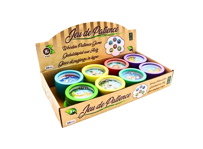 JEU BOIS PATIENCE 7CM ANIMAL 6A. (24)