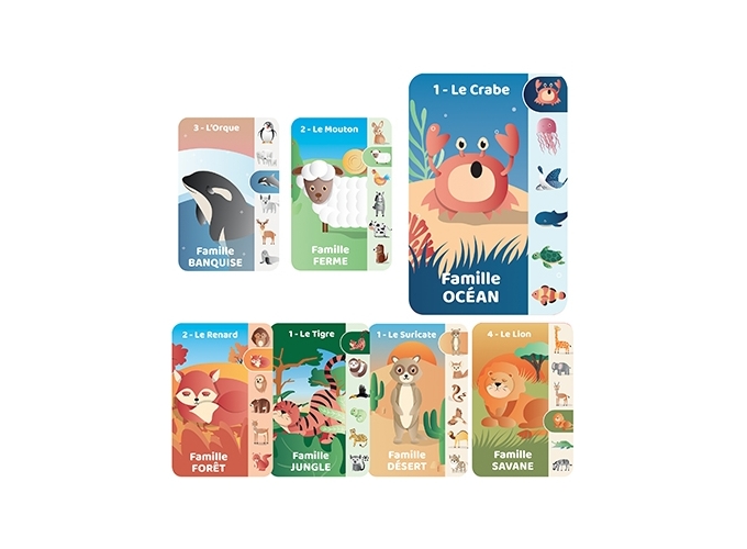 JEUX 7 FAMILLES LES ANIMAUX (COLIS 36 BOITES)