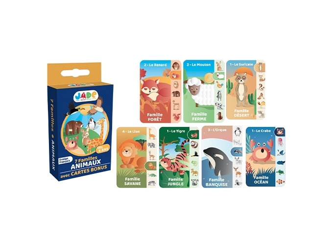 JEUX 7 FAMILLES LES ANIMAUX (COLIS 36 BOITES)