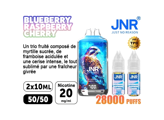 JNR FALCON X BLUEBERRY RASPBERRY CHERRY 20 MG