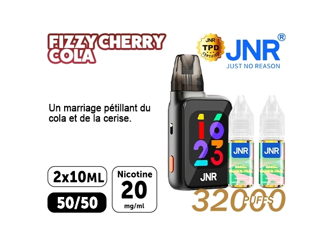 JNR FLUX PRO 32K FIZZY CHERRY COLA 20 MG