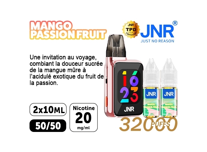 JNR FLUX PRO 32K MANGO PASSION 20 MG