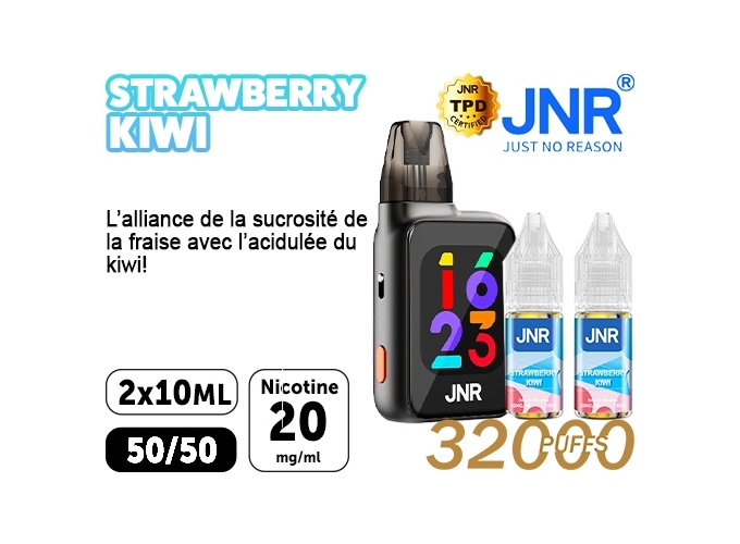 JNR FLUX PRO 32K STRAWBERRY KIWI 20 MG